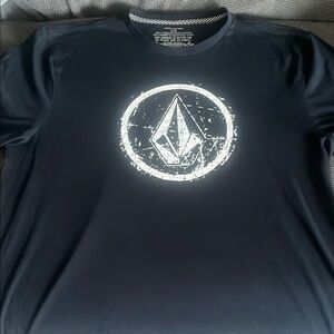 Volcom Dark Tee with White Logo
